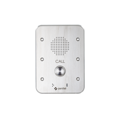 Vandal resistant 3 gang 1 button station