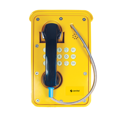 IP Heavy Duty Telephone, Keypad, Armored 50cm cord