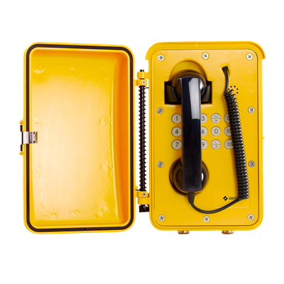 IP Heavy Duty Telephone, Door, Keypad, CoiledRubbe