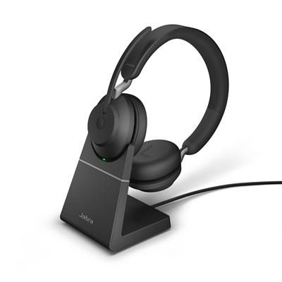 Jabra EVOLVE2 65, Link380c MS Stereo Stand Black