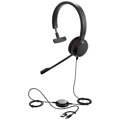 Jabra Evolve 20, MS, Mono, USB C/A