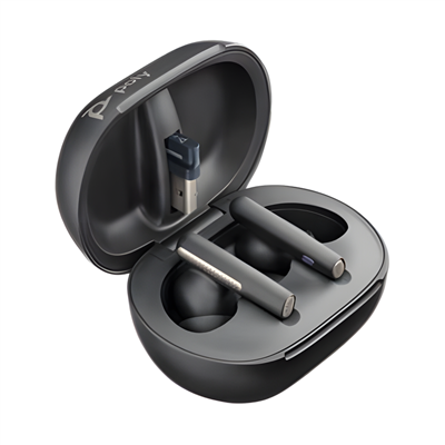 VOYAGER FREE 60+ UC W TS CH CASE, USB-A, BK