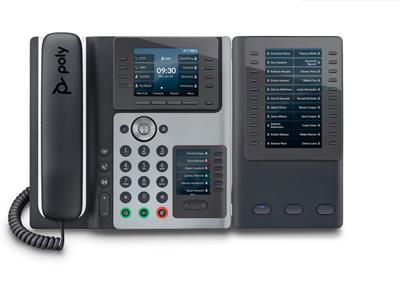 Poly Edge E400 - 14/44 linkový, 3,5" + 2,4" LCD, 2