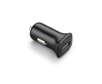 Poly nabíjecí autoadaptér 12V/5V USB-A, černý
