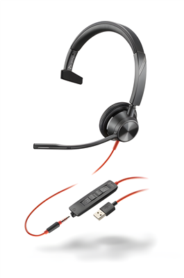 Poly BLACKWIRE 3315T, jack 3,5 mm