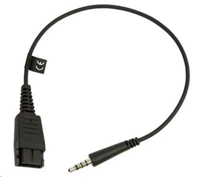 Jabra kabel QD/jack 3,5 mm, Blackberries/I-Phones