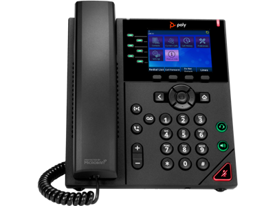 Poly OBi VVX 350 6-Line IP Phone and PoE-enabled