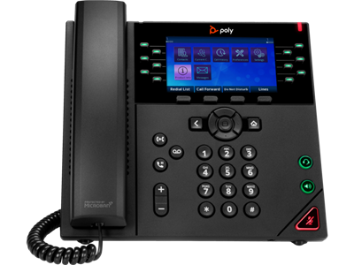 Poly OBi VVX 450 12-Line IP Phone and PoE-enabled