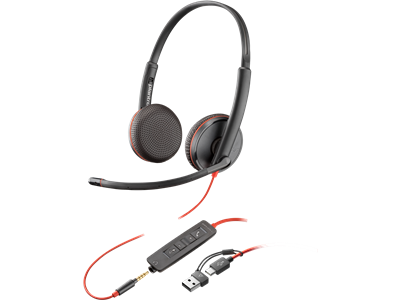 Poly BLACKWIRE 3225, USB-C, USB-C/A