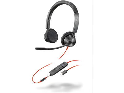 Poly BLACKWIRE 3325-M, USB-C, USB-C/A