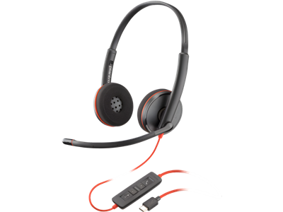 Poly BLACKWIRE 3220, USB-C, USB-C/A, (Bulk)