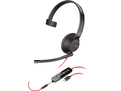 Poly BLACKWIRE 5210, USB-C, USB-C/A (Bulk)