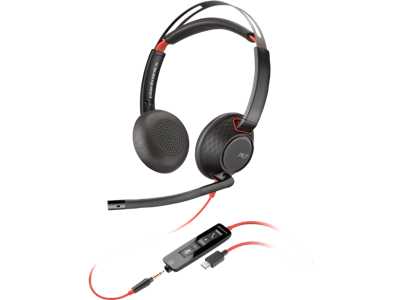 Poly BLACKWIRE 5220, USB-C, USB-C/A