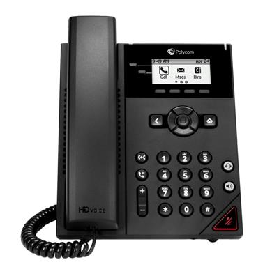 Poly VVX 150, SIP phone, 2,5", 2 lines, PoE