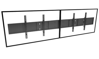 Axeos držák - zeď, 2 monitory 52"-72"