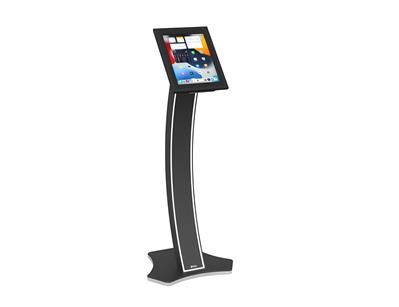 Axeos stand / kiosk, floor, for tablet, black
