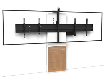 Axeos STILIX wide dual - 2 monitor 75" - 90"